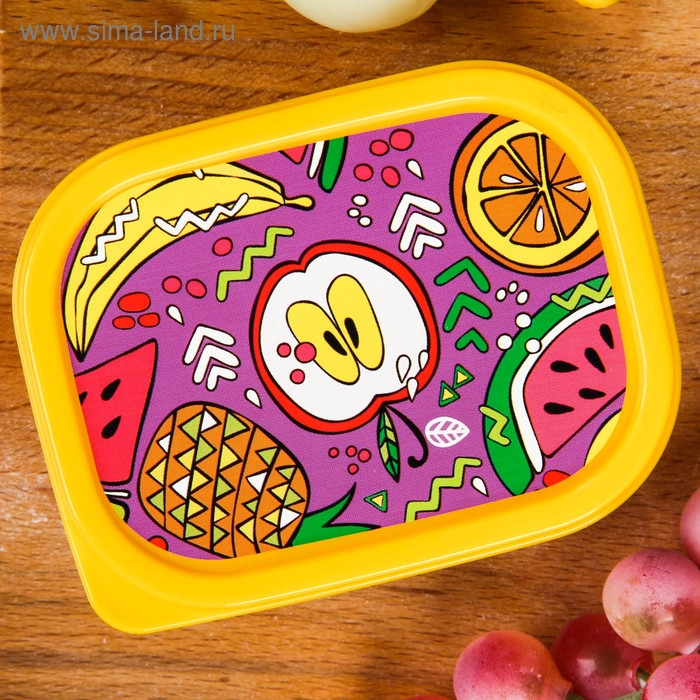 Ланч-бокс прямоугольный FoodVibes &laquo;Ядерный микс&raquo;, 150 мл