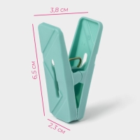 Прищепки бельевые Доляна, 20 шт, верёвка бельевая 13 м, 6,5×2,3 см, ширина низа 3,8 см Прищепки бельевые Доляна, 20 шт, верёвка бельевая 13 м, 6,5×2,3 см, ширина низа 3,8 см