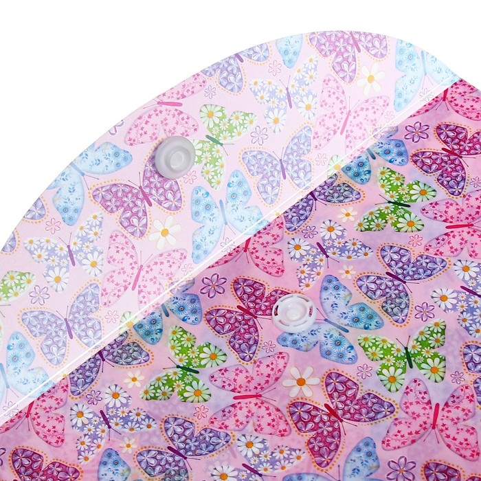 Набор папка-конверт на кнопке 12 штук, формат А6 180мкр, Ассорти Набор папка-конверт на кнопке 12 штук, формат А6 180мкр, Ассорти