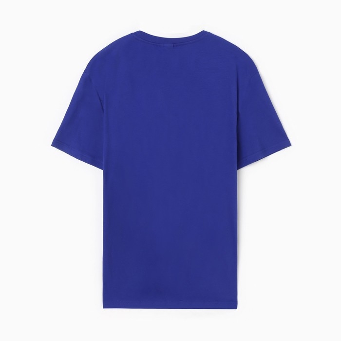 Футболка мужская, цвет синий, р-р 54