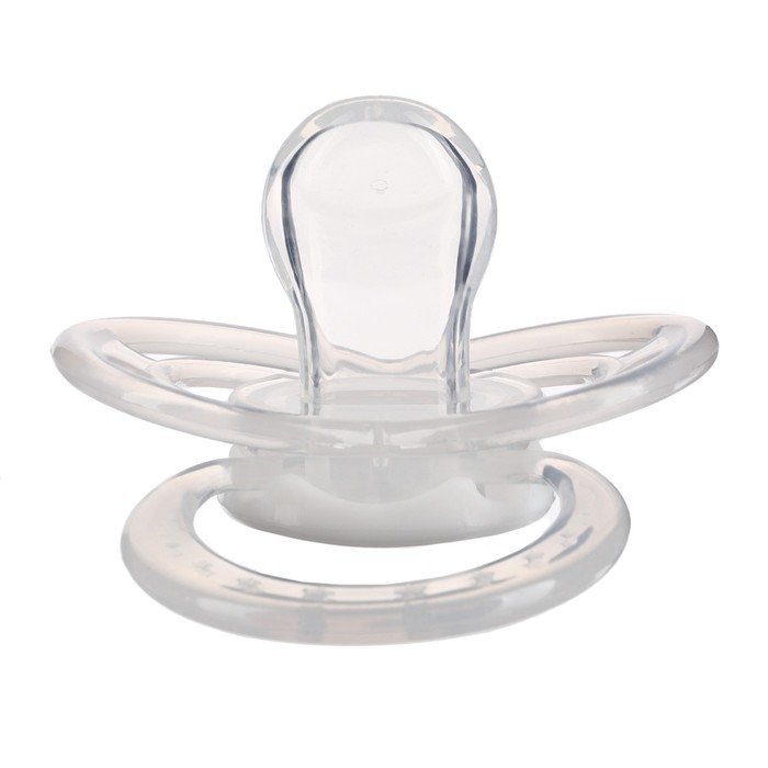 Соска - пустышка силиконовая ортодонтическая, от 12 мес., с колпачком, цвет белый Соска - пустышка силиконовая ортодонтическая, от 12 мес., с колпачком, цвет белый