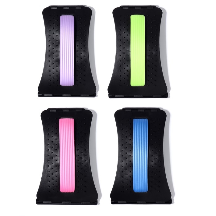 Массажёр для спины, четырёхуровневый, 37 × 24,5 см, цвет МИКС Массажёр для спины, четырёхуровневый, 37 × 24,5 см, цвет МИКС