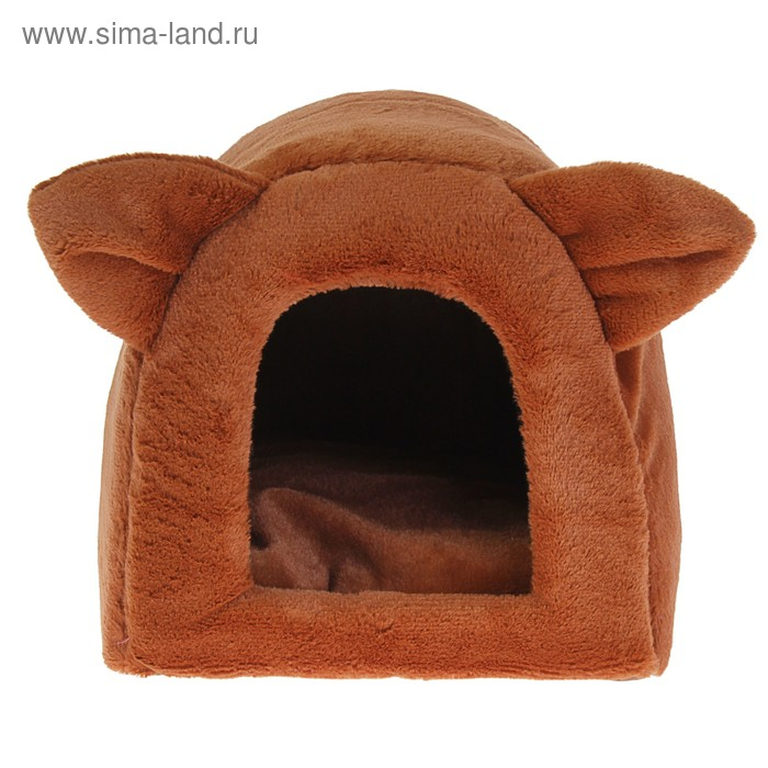 Домик Домик "Норка" для животных, 28 х 28 х 35 см, плюш, микс цветов