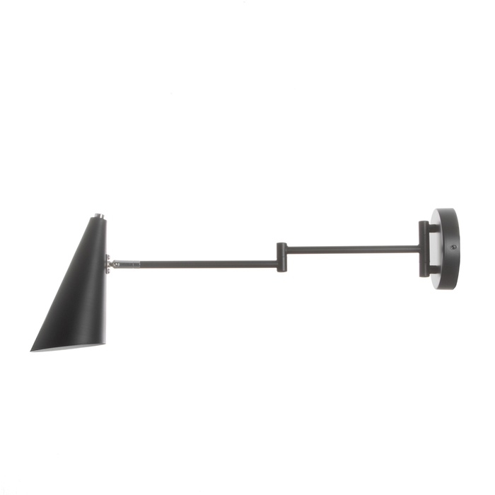 Бра "Центрик" Е27 черный 61х12х10 см