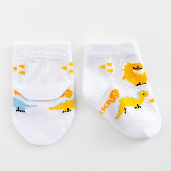 Набор носков Крошка Я &laquo;Динозавр&raquo;, 2 пары, 8-10