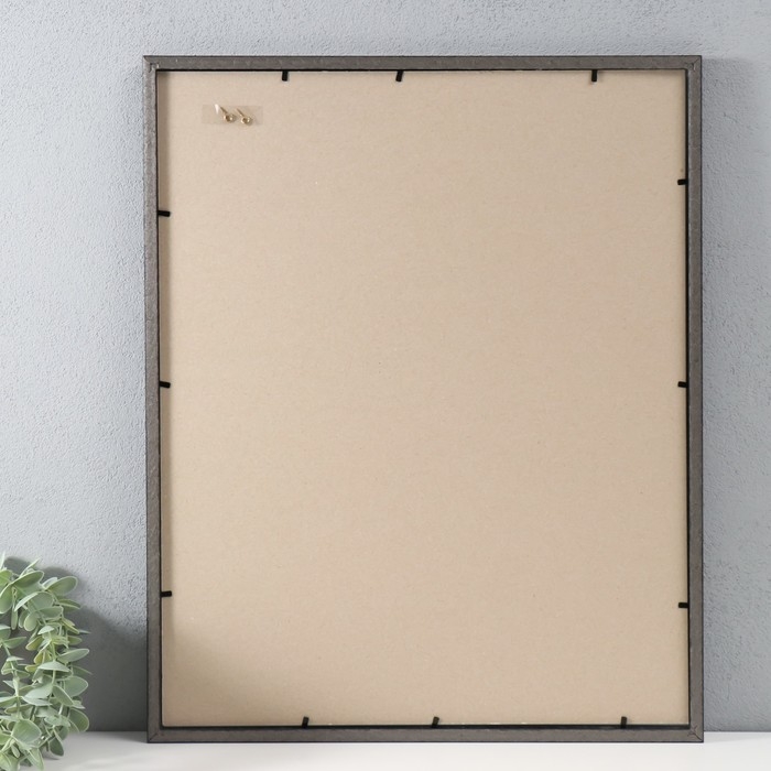 Фоторамка пластик 40х50см черный  (пластиковый экран)