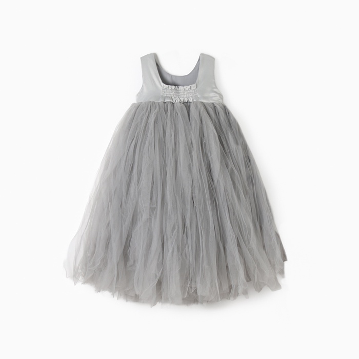 Платье детское нарядное KAFTAN рост 140, серый