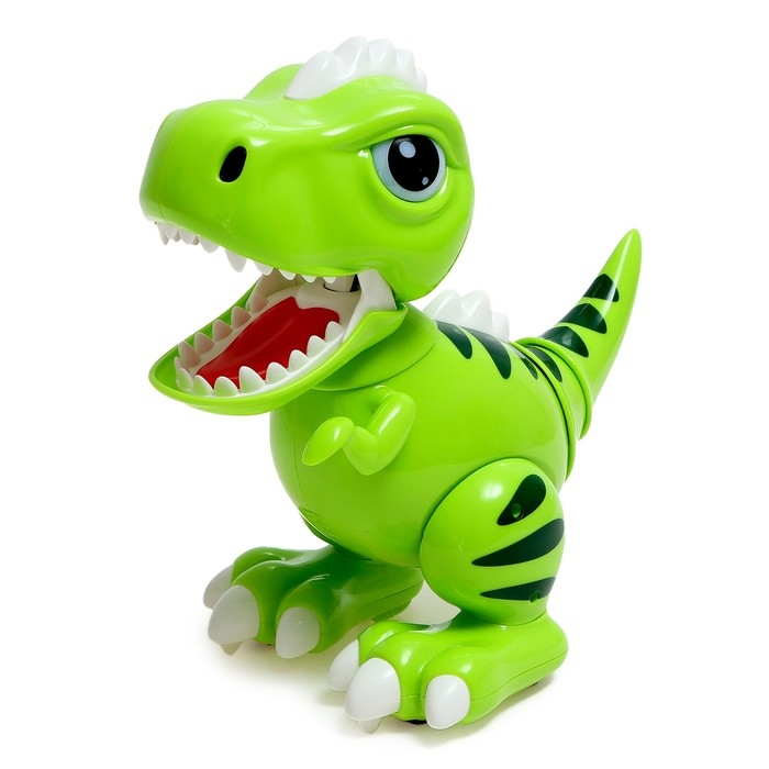 Робот динозавр &laquo;Питомец&raquo; IQ BOT, интерактивный: сенсорный, звук, свет, на батарейках