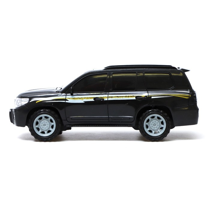 Джип радиуправляемый «Круизер», работает от батареек, цвет чёрный Джип радиуправляемый «Круизер», работает от батареек, цвет чёрный