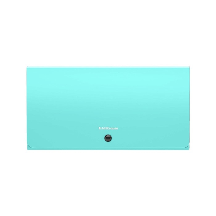 Папка-картотека, 260 х 138 мм (Travel), 12 отделений, 600 мкм, ErichKrause Папка-картотека, 260 х 138 мм (Travel), 12 отделений, 600 мкм, ErichKrause "Diagonal Pastel", на кнопке, тиснение "песок", микс