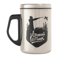 Термокружка, 500 мл, Сталь "Лучший охотник", сохраняет тепло 2 ч, 13.5 х 8.3 см Термокружка, 500 мл, Сталь "Лучший охотник", сохраняет тепло 2 ч, 13.5 х 8.3 см