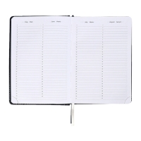 Ежедневник недатированный, A5 136 листов, кожзам, deVENTE. Prestige, твердая обложка с поролоном, карман, перфорация, ляссе, блок 70%, синий Ежедневник недатированный, A5 136 листов, кожзам, deVENTE. Prestige, твердая обложка с поролоном, карман, перфорация, ляссе, блок 70%, синий