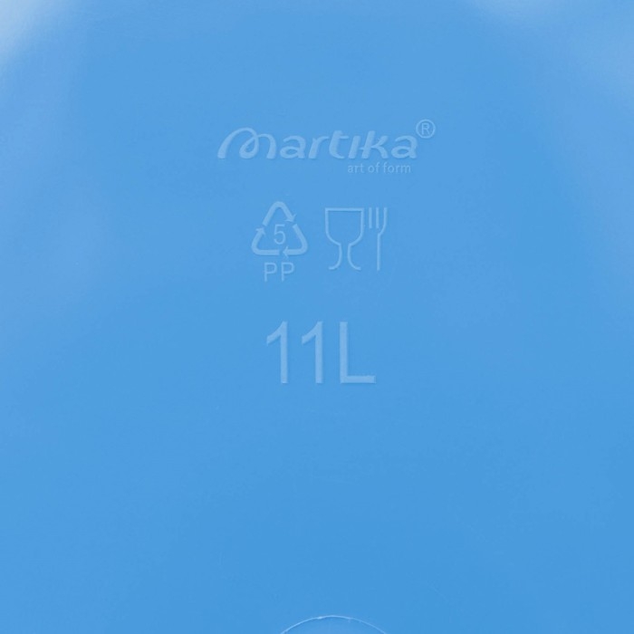 Таз овальный «Водолей», 11 л, цвет синий Таз овальный «Водолей», 11 л, цвет синий