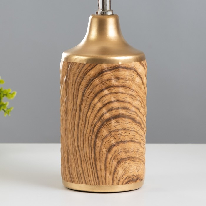 Настольная лампа Настольная лампа "Аннет" E14 40Вт коричневый 23х23х41 см RISALUX