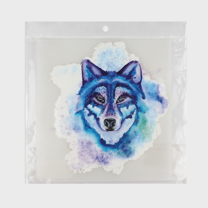 Термотрансфер &laquo;Волк&raquo;, 17 &times; 19 см, цена за 1 лист