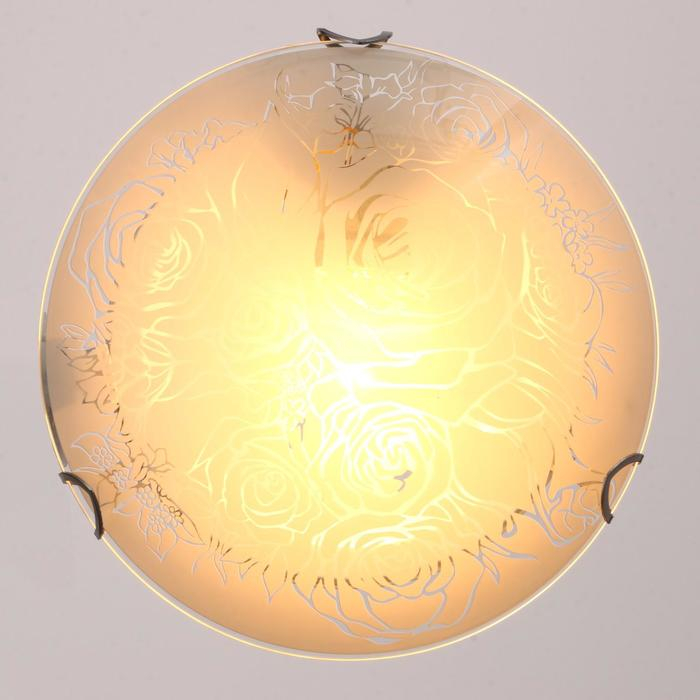 Светильник Светильник "Букет" моллир., 1х60Вт Е27, хром, d=25 см, h=4,5 см