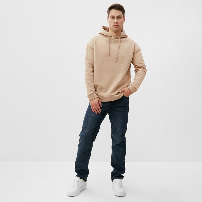 Толстовка мужская НАЧЁС, цвет бежевый, размер 46-48 (M-L)