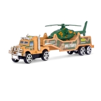 Грузовик инерционный &laquo;Трейлер&raquo;, со спецтехникой, МИКС