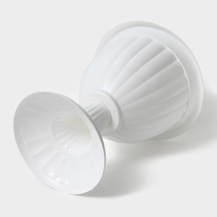 Кашпо уличное высокий &laquo;Жасмин&raquo;, 18 л, цвет белый