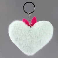 Брелок &laquo;Сердечко&raquo; с ушками, 7 см, цвет голубой