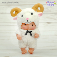 Пупс коллекционный &laquo;Крошики: Кудряш&raquo;, в костюме барашка, 19 см