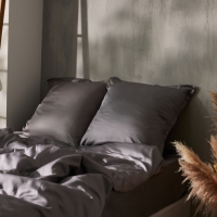 Наволочка SL Home Tencel 70*70+3 см , цв. серый Наволочка SL Home Tencel 70*70+3 см , цв. серый