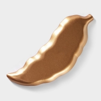 Блюдо для фруктов Доляна &laquo;Золотой лист&raquo;, 27&times;10 см, цвет золотой