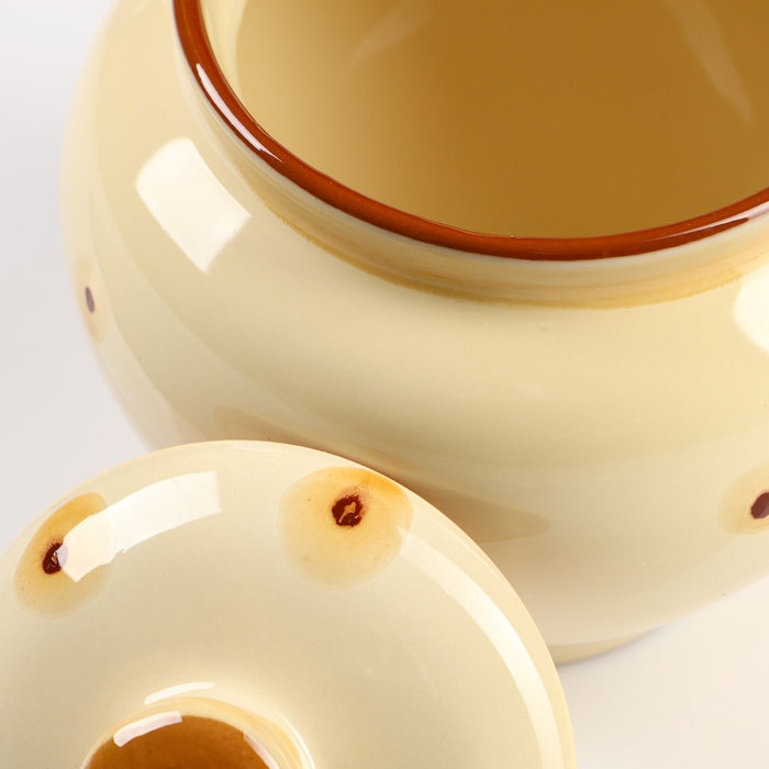 Горшок для запекания Горшок для запекания "Русский" 0,7л / 14х14см, карамель