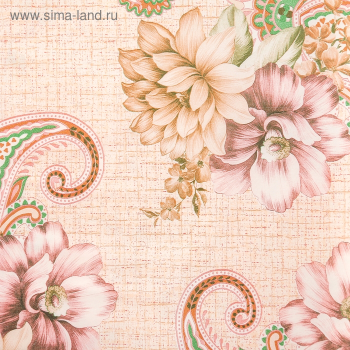 Скатерть на нетканой основе многоразовая с кружевом &laquo;Кружево&raquo;, 130&times;140 см