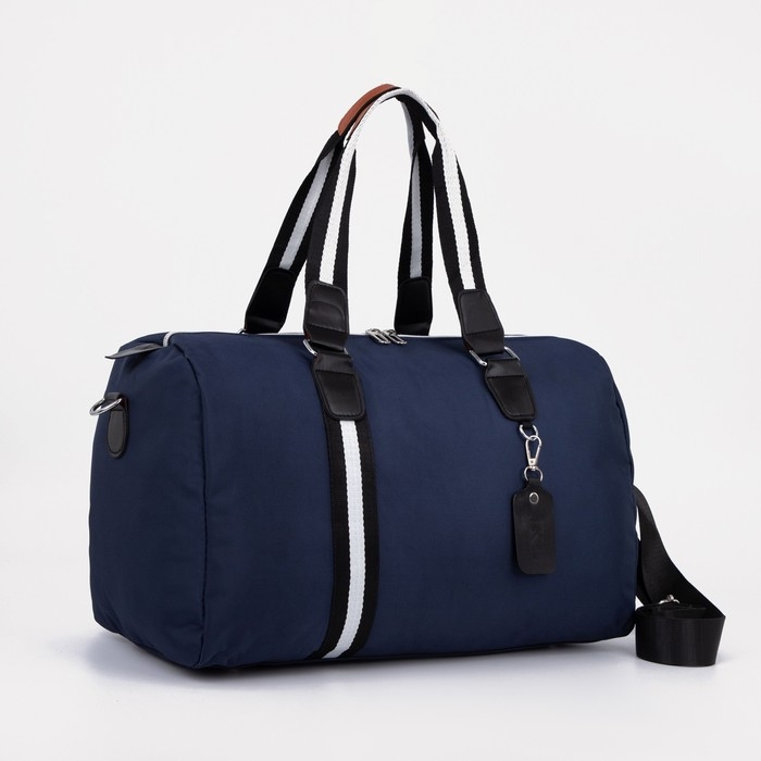 Сумка спортивная на молнии, средний размер, цвет синий Сумка спортивная на молнии, средний размер, цвет синий