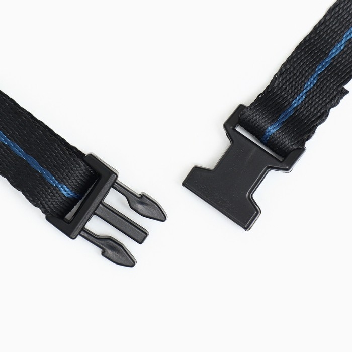 Намордник для собак №1 с трехсторонним ремешком, каучук, ДН 6 см, ОМ 22 см, чёрный Намордник для собак №1 с трехсторонним ремешком, каучук, ДН 6 см, ОМ 22 см, чёрный