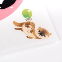 Вафельные картинки съедобные &laquo;Лучший подарок&raquo; для капкейков, торта, 1 лист А4