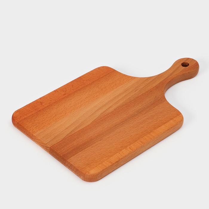 Доска разделочная Adelica «Для подачи», 35×21×1,6 см, с ручкой, массив бук Доска разделочная Adelica «Для подачи», 35×21×1,6 см, с ручкой, массив бук