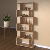 Стеллаж Нордик, 730х250х1750, Дуб сонома Стеллаж Нордик, 730х250х1750, Дуб сонома