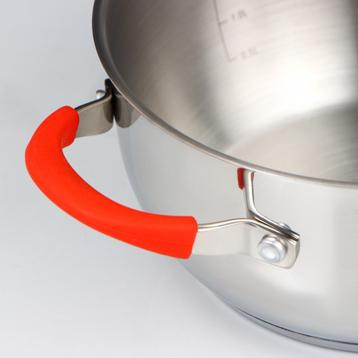 Кастрюля &laquo;Аврора&raquo;, 3 л, d=20 см, капсульное дно, индукция