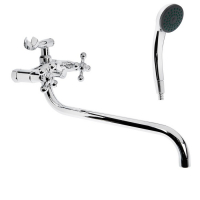 Cмеситель для ванны Accoona A7171, двухвентильный, латунь, хром Cмеситель для ванны Accoona A7171, двухвентильный, латунь, хром