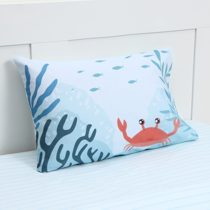 Комплект постельного белья Комплект постельного белья "Этель" 1,5 сп Under the sea 143х215 см, 150х214 см, 50х70 см -1 шт, 100 % хлопок