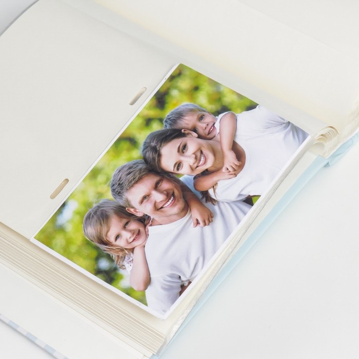 Фотоальбом на 200 фото 10x15 см "Детский. Голубой"