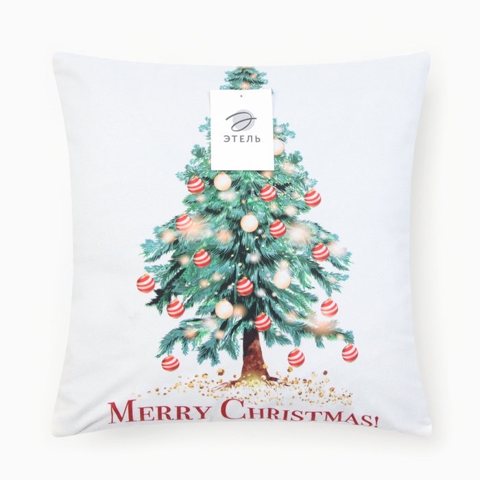 Новый год. Чехол на подушку Этель Новый год. Чехол на подушку Этель "Елочка" 40х40см,100% п/э