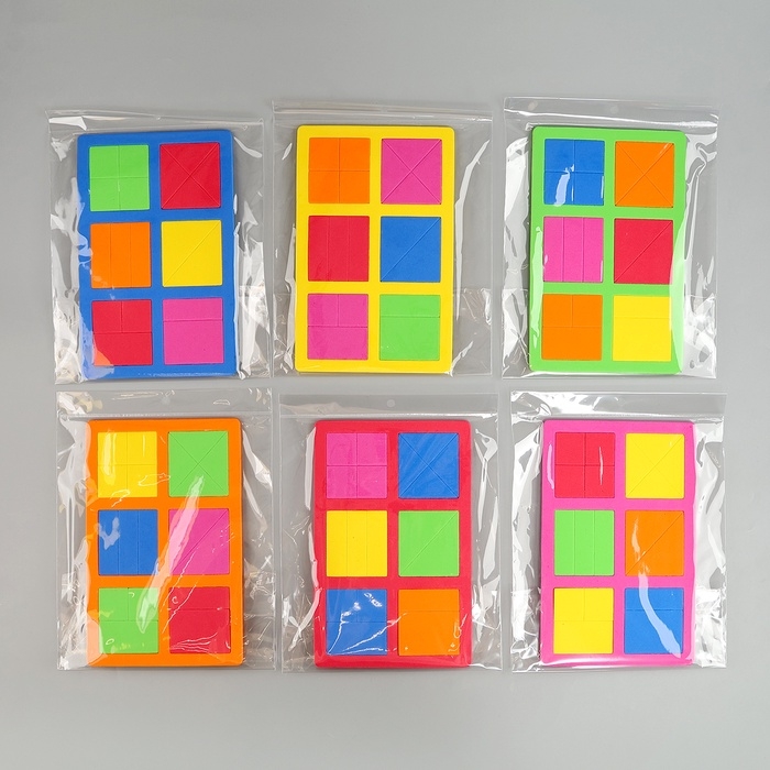 Набор фигурок из EVA Набор фигурок из EVA "Геометрия" МИКС