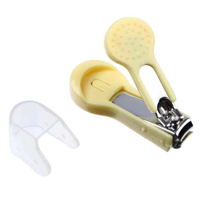 Набор маникюрный детский «Наше Чудо», 4 предмета: ножнички, книпсер, пилочка, щётка Набор маникюрный детский «Наше Чудо», 4 предмета: ножнички, книпсер, пилочка, щётка