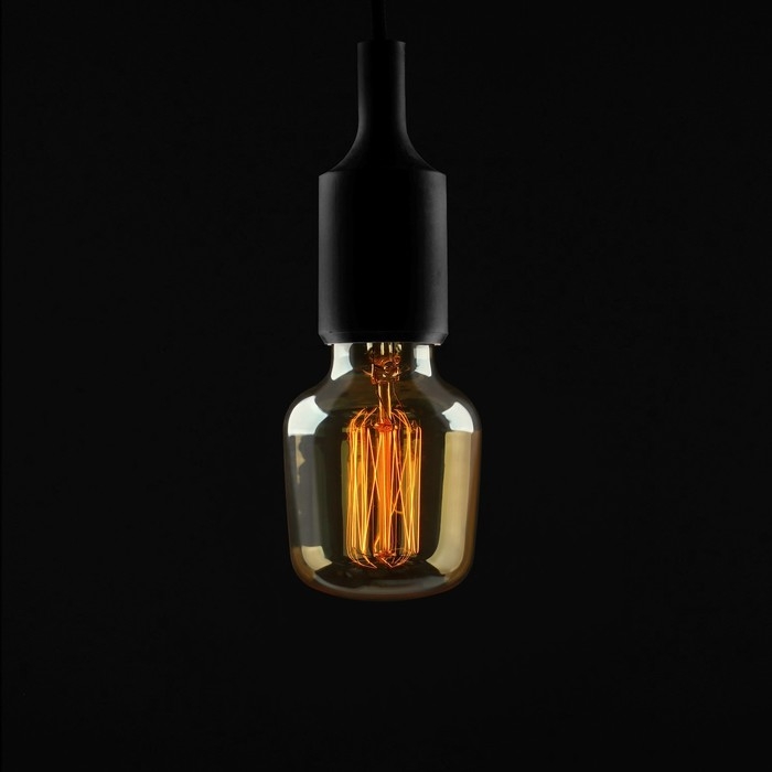 Лампа накаливания винтажная Лампа накаливания винтажная "Молот", 40 Вт, Е27, 230 В, 120х60 мм, теплый белый