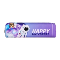 Пенал школьный &laquo;Космонавт&raquo;, на молнии, МИКС