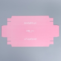 Коробка кондитерская для муссовых пирожных &laquo;Сердечки&raquo;, 27 х 8.6 х 6.5 см