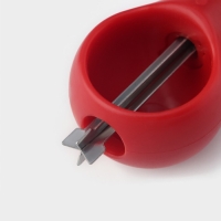 Удалитель косточек Доляна «Вишенка», 14 см, цвет красный Удалитель косточек Доляна «Вишенка», 14 см, цвет красный