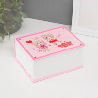 Шкатулка музыкальная механическая "Мишки с шариками" 15х12х7 см Шкатулка музыкальная механическая "Мишки с шариками" 15х12х7 см