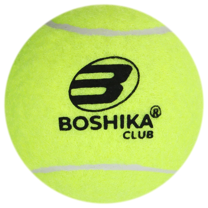 Набор мячей для большого тенниса BOSHIKA, тренировочный, 3 шт.
