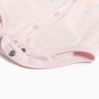 Боди детский, цвет розовый, рост 80 см