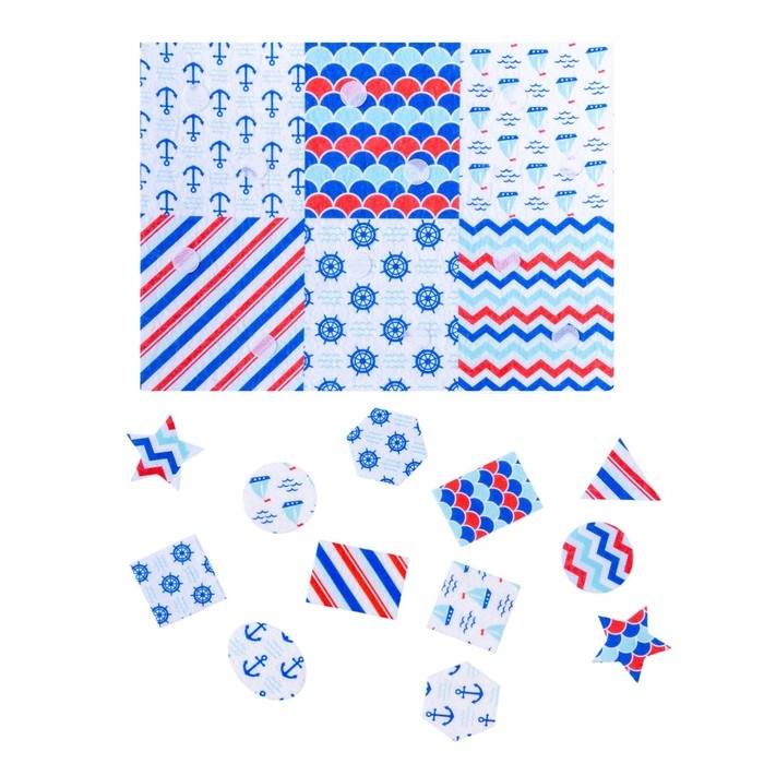 Игра на липучках &laquo;Методика Сегена&raquo;, набор №3, из фетра