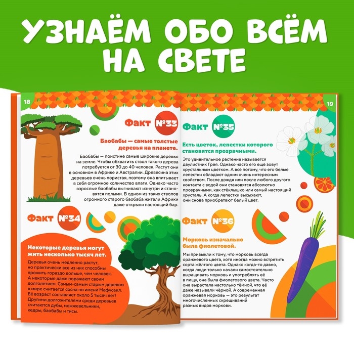 Энциклопедия в твёрдом переплёте &laquo;100 фактов о мире вокруг&raquo;, 48 стр., Чебурашка